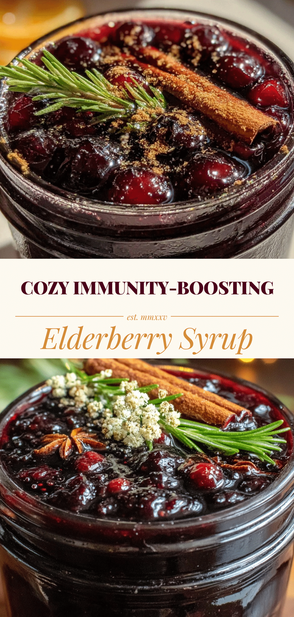 Cozy Immunity-Boosting Elderberry Syrup: 3-Ingredient Homemade Gift 5 elderberry syrup recipe