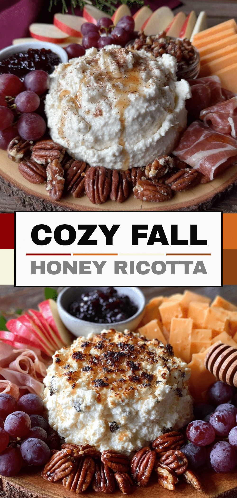 Fall Charcuterie Board: Easy Cinnamon Honey Ricotta 5 fall charcuterie board recipe