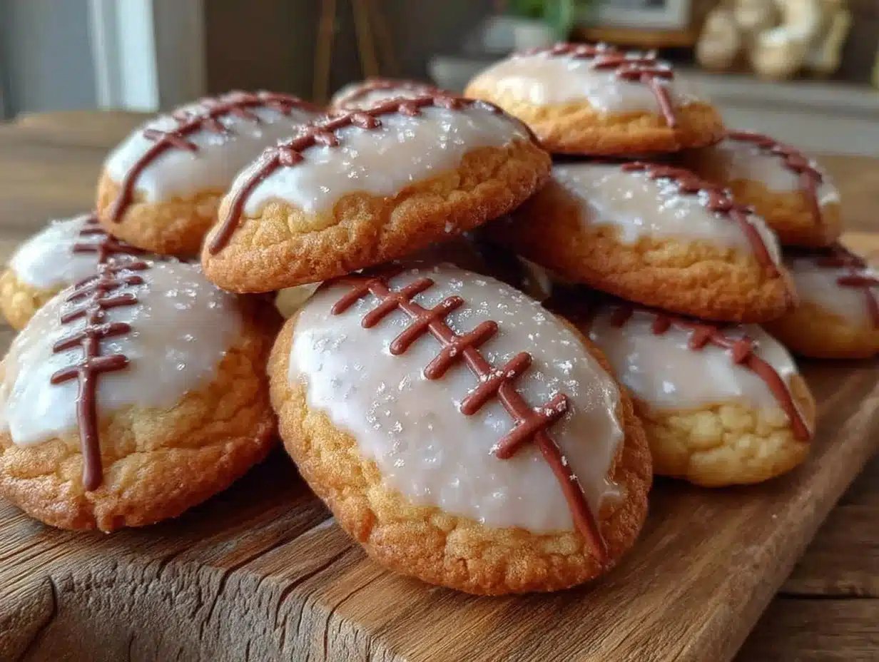 Home 5 football sugar cookies with royal icing - featured image