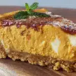 no-bake pumpkin pie cheesecake - featured image