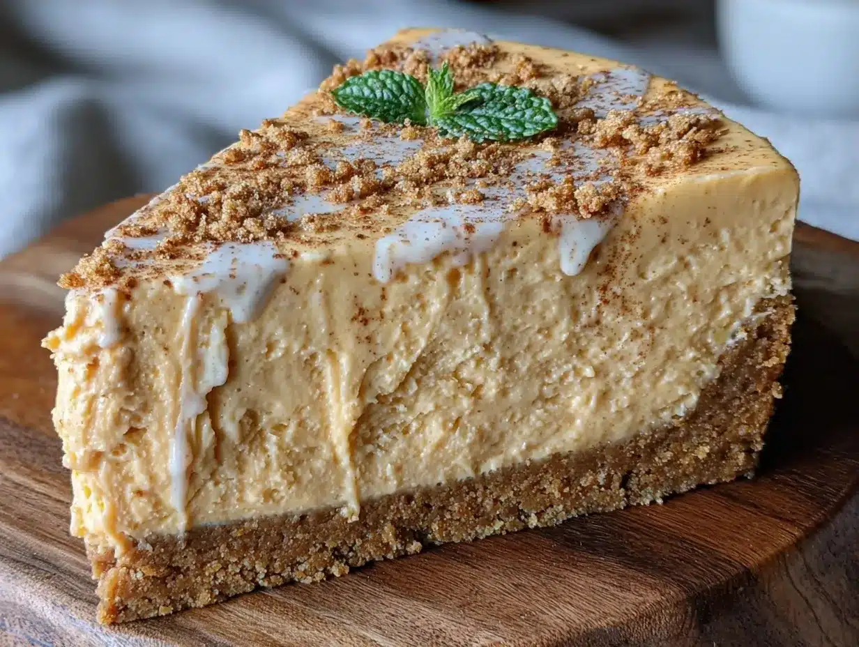No-Bake Pumpkin Pie Cheesecake: Best Outdoor Grilled Dessert 4 no-bake pumpkin pie cheesecake preparation steps