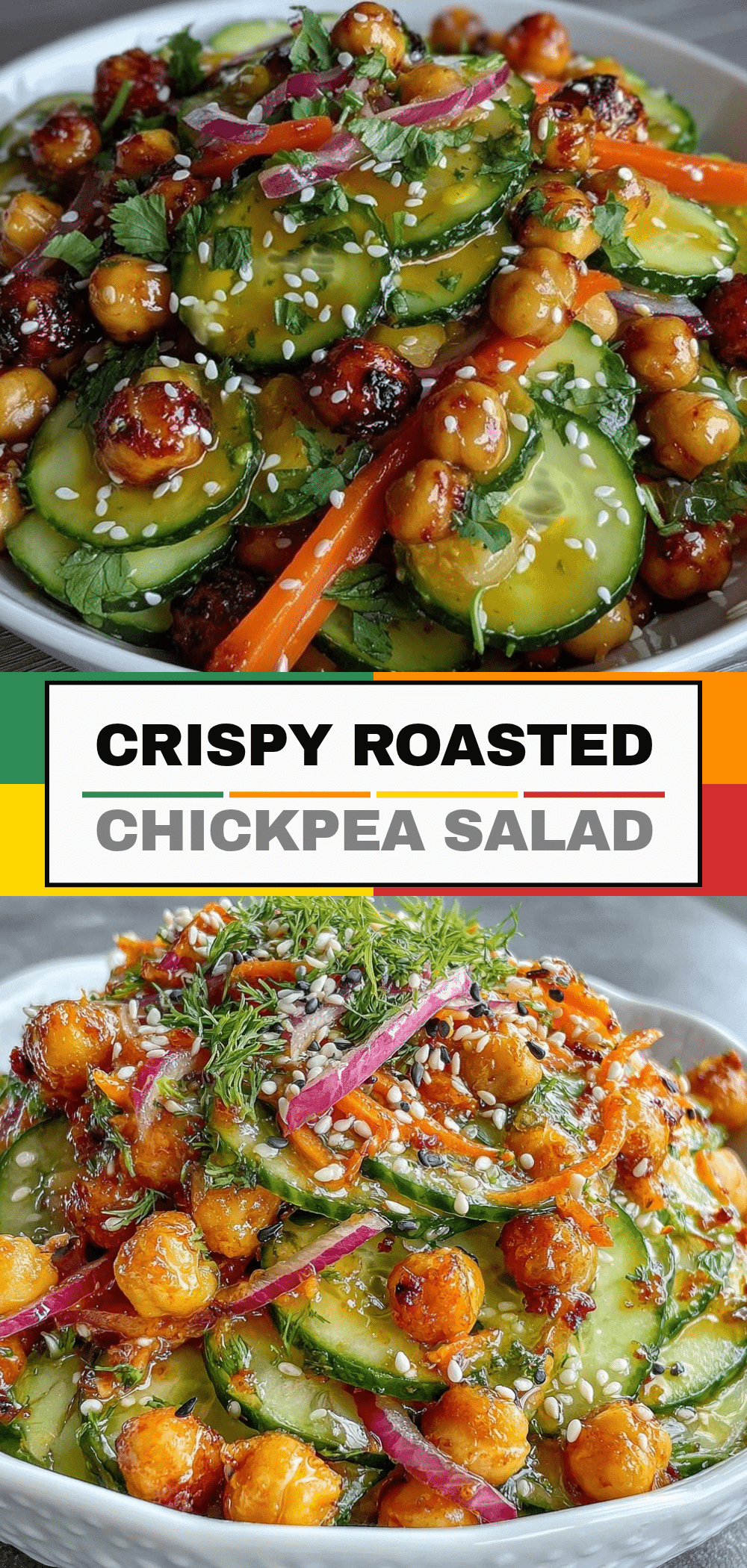 Roasted Chickpea Cucumber Salad: Best Dinner Party Recipe 2 Roasted Chickpea Cucumber Salad recipe