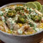 smoked white chicken chili - featured image